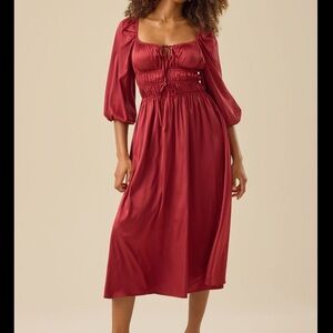 NEW Altard State Jillie Satin Maxi Dress